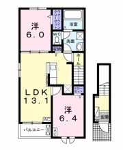 ベルファミーユⅥの間取り画像