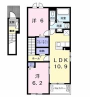 アルカディアⅠの間取り画像