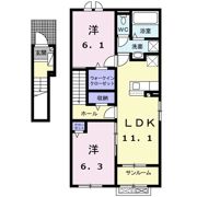 GRAND FIELD Bの間取り画像