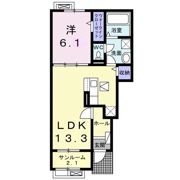 プロムナードの間取り画像