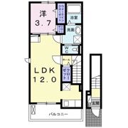 パラッツォ Ⅱの間取り画像