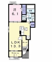 フォーカスⅡの間取り画像