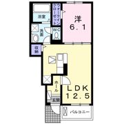CASA砂山の間取り画像