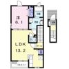 グランデ・hide Aの間取り画像