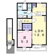 リリーモンターニュBの間取り画像