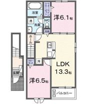 シャルマンドミール Ⅱの間取り画像