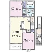 カンパーニュ水巻の間取り画像