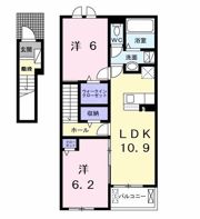 エピナール新茂原Bの間取り画像