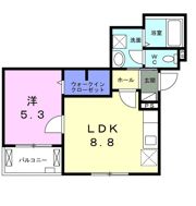 エリタージュ生田の間取り画像