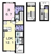 アヴニールの間取り画像