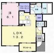 仮）毛見アパートの間取り画像