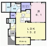 仮）毛見アパートの間取り画像