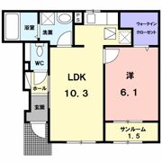 イーストチェスナットの間取り画像