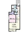 プラーム上田Ⅰの間取り画像
