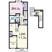 プラーム上田Ⅱの間取り画像