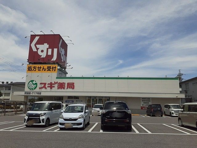 近くのスギ薬局河瀬店様まで310m（徒歩4分）