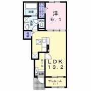ジェネシスⅢの間取り画像
