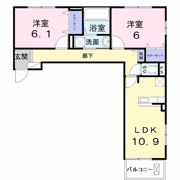 エテルノ泉南馬場の間取り画像