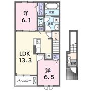 グレイスフル キノミヤ 331の間取り画像