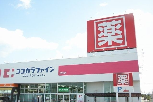 近くのココカラファインまで600m(徒歩8分)