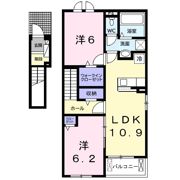 ニューパディMの間取り画像