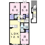 グランベル Ⅲの間取り画像