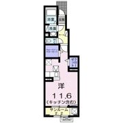 アイキューブ北代の間取り画像