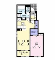 カーサGNKの間取り画像