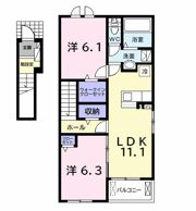 カーサGNKの間取り画像