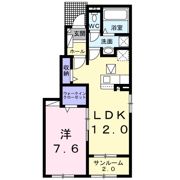 ソレイユ 三橋の間取り画像