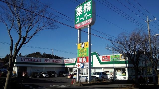 近くの業務スーパー成田店まで550m(徒歩7分)