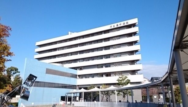 近くの市立豊中病院まで1,200m（徒歩15分）