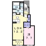 ハーモニー ツーの間取り画像