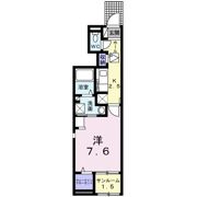 アンド ザ ブルー Ⅱの間取り画像