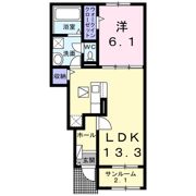 クラールパプリカCの間取り画像