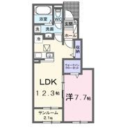 セイバリー プリムローズ Ⅱの間取り画像