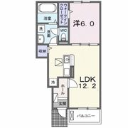 梅芳館の間取り画像