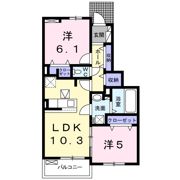 リヴィエールⅡの間取り画像