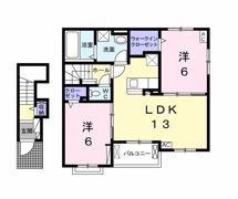 ジュゼルゥの間取り画像