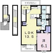 中田町アパートの間取り画像