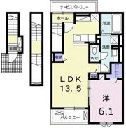 中田町アパートの間取り画像