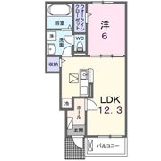 クレメント Ⅱの間取り画像