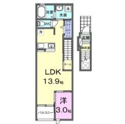 ビューシティ泉 Ⅱの間取り画像