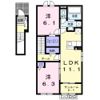 Lottie伊那Ⅱの間取り画像