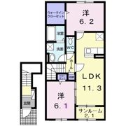 サンリットスカイの間取り画像