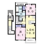 シャルマン コリーヌの間取り画像