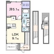 イースト ヒルの間取り画像