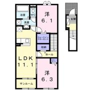 アダージオBの間取り画像