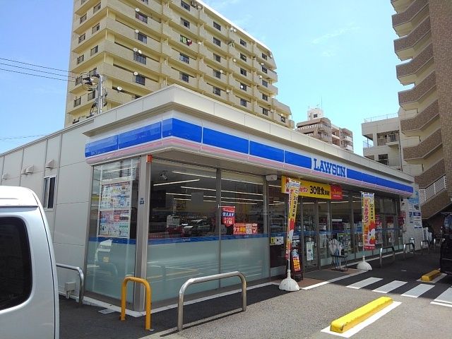 近くのローソン宮崎上町店まで150m(徒歩2分)