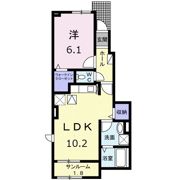 サンライズDの間取り画像